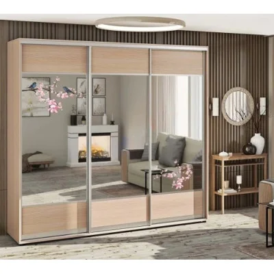 Sliding wardrobe 2.2 m "Model 1" three-door